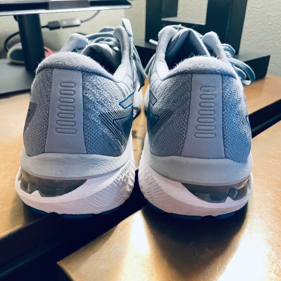 Excellent ASICS Men's GT-2000 10 Sheet Rock / Electric Blue 11 US 45 EUR 10 UK - Picture 4 of 7